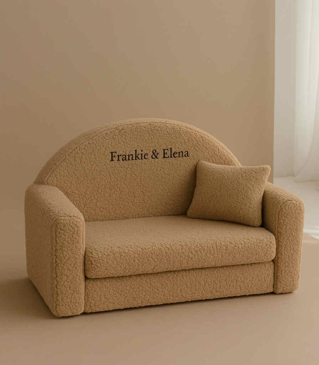 Bouclé Toddler Sofa, Personalise