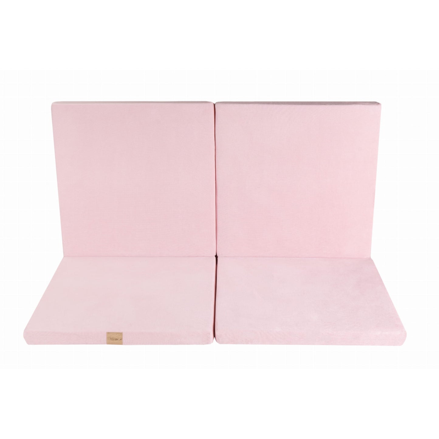 Square Foldable Padded Playmat, Velvet Pink | 120cm
