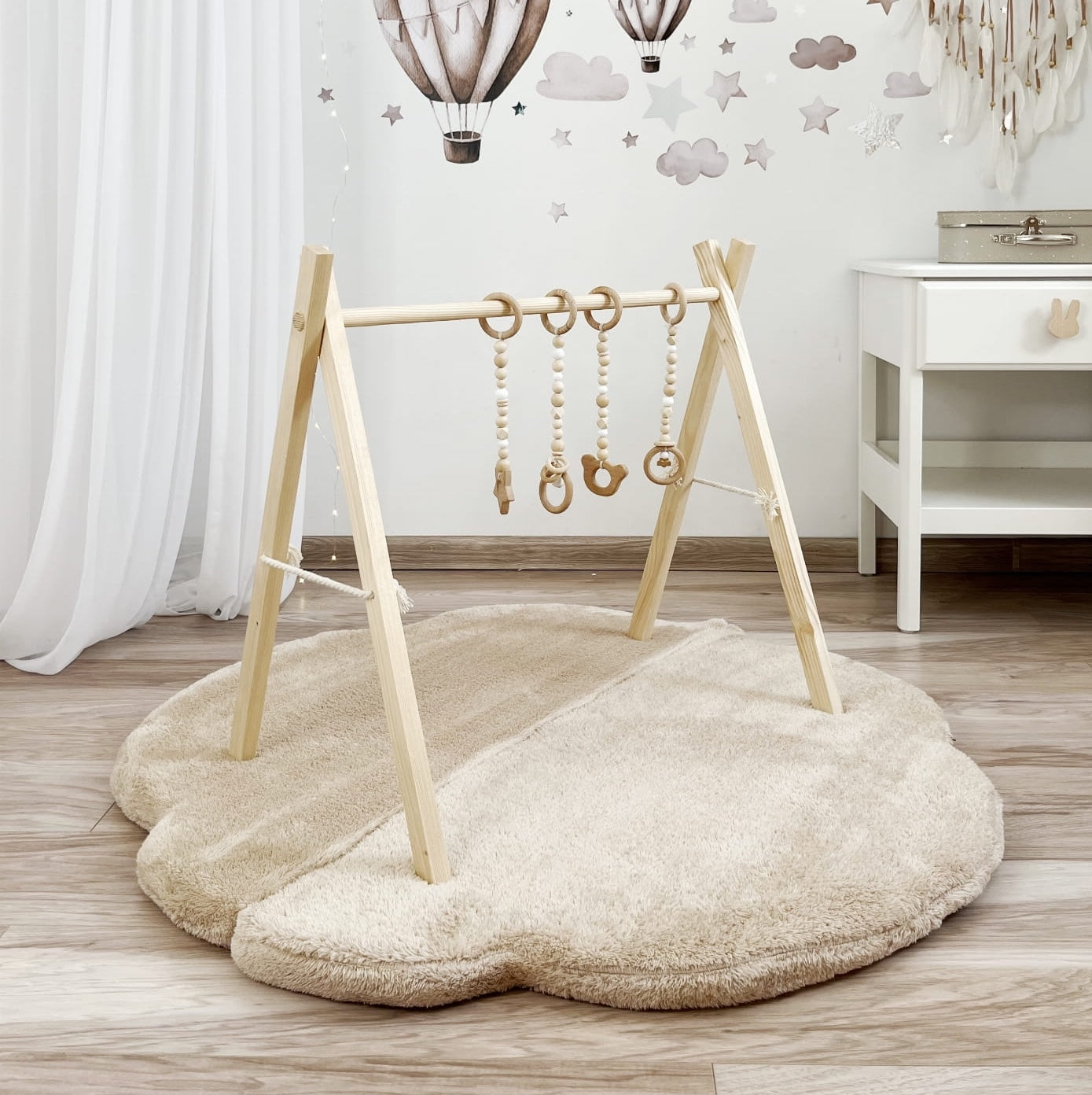 Cloud Nest Playmat, Teddy Light Brown