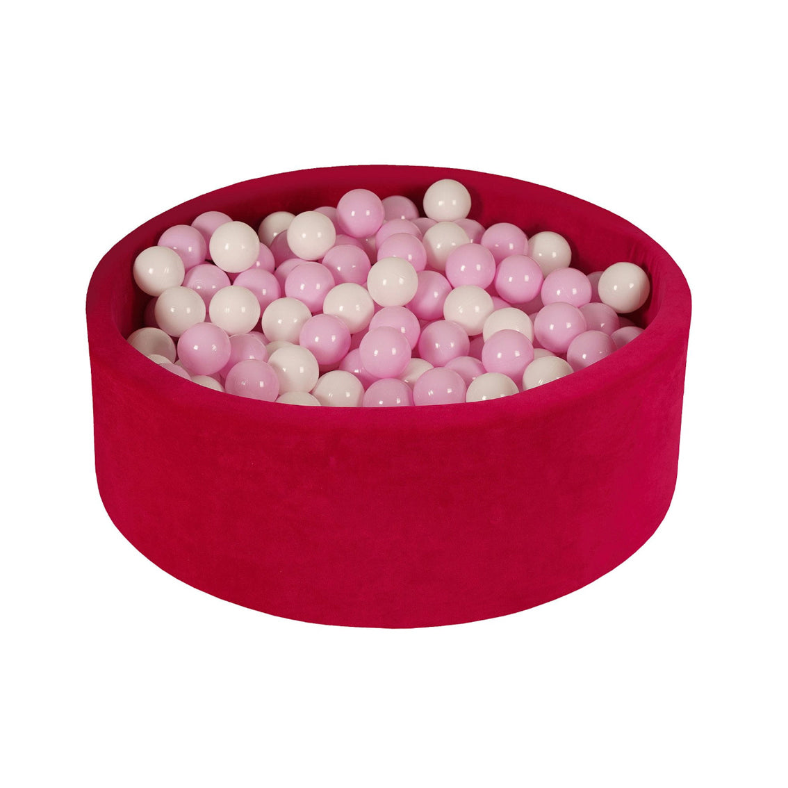 Velvet Round Ball Pit, Magenta The Cosy Nursery