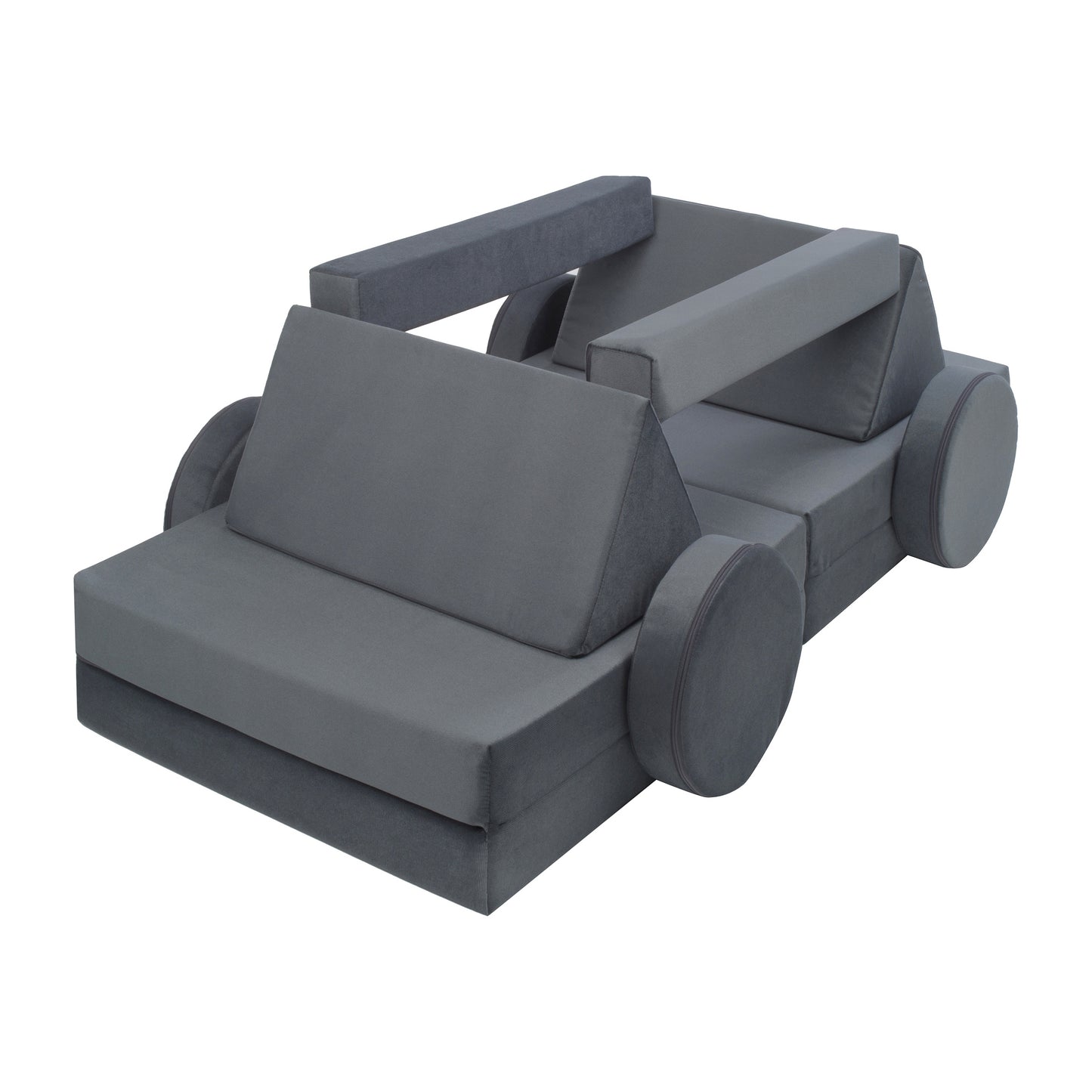 Soft Play Modular Couch, Dark Grey