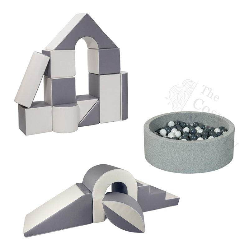 The Bridge Mega Soft Play BUNDLE - Grey