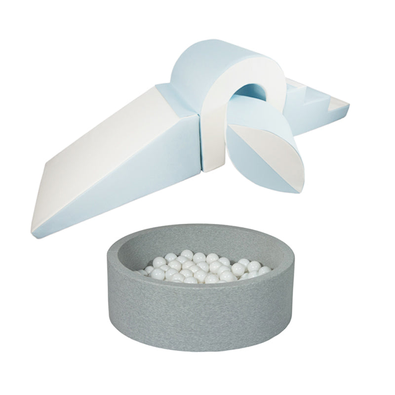 Bridge, Slide & Step + Ball Pit BUNDLE - Pastel Blue