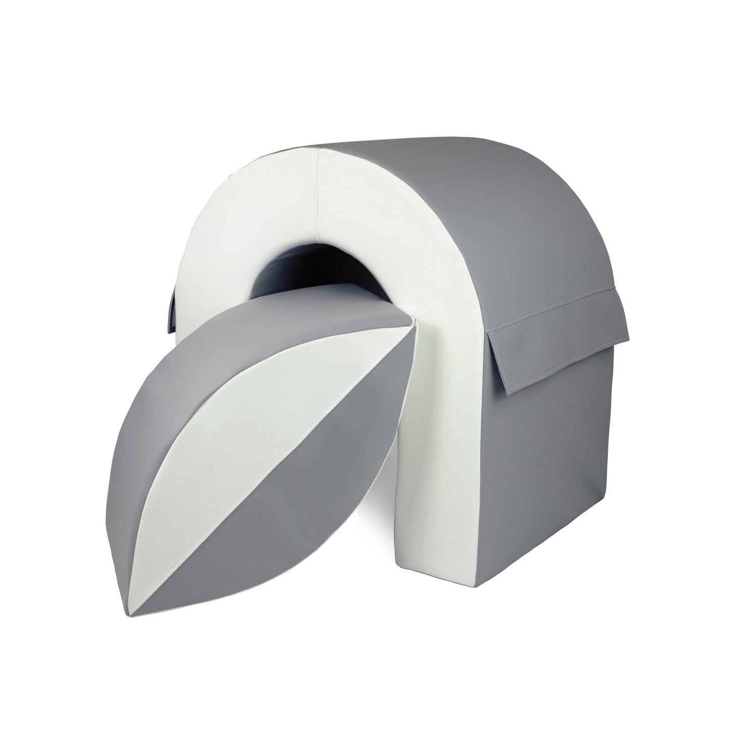 Bridge & Ball for Slide & Step Soft Play Set, Grey & White