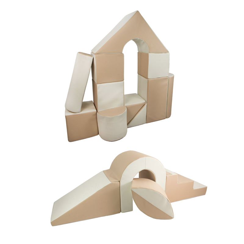Castle + Bridge, Slide & Step BUNDLE - Beige & White