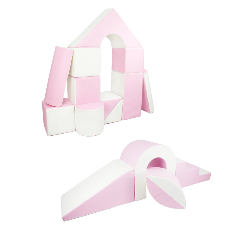 Castle + Bridge, Slide & Step BUNDLE - Pastel Pink & White