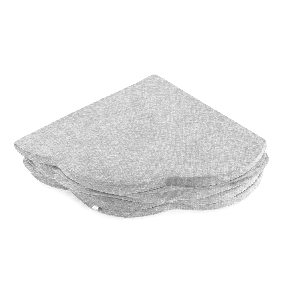 Cloud Foldable Padded Playmat, Velvet Light Grey | 160cm