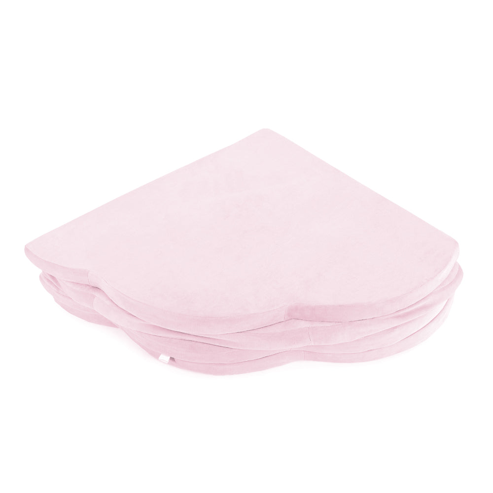 Cloud Foldable Padded Playmat, Velvet Pink | 160cm
