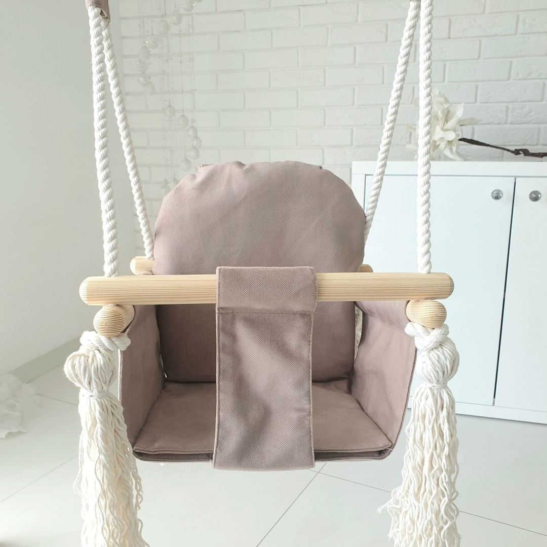 Bunny Rabbit Swing Chair Beige