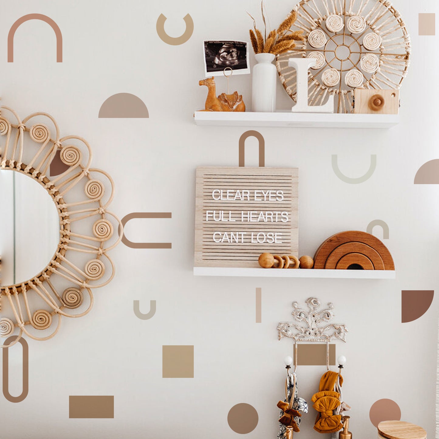 Abstract Shapes Wall Stickers