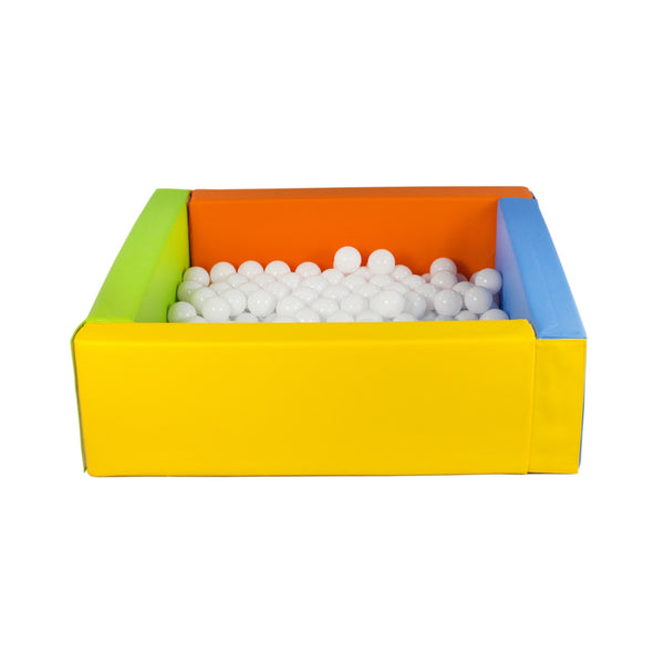 Soft Play Square Ball Pit, Multicolour (Choose your own ball colours)