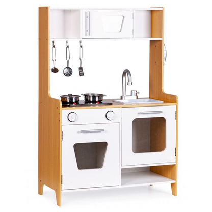 Midi Wooden Play Kitchen, White