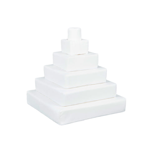 Pyramid Stacking Set, White