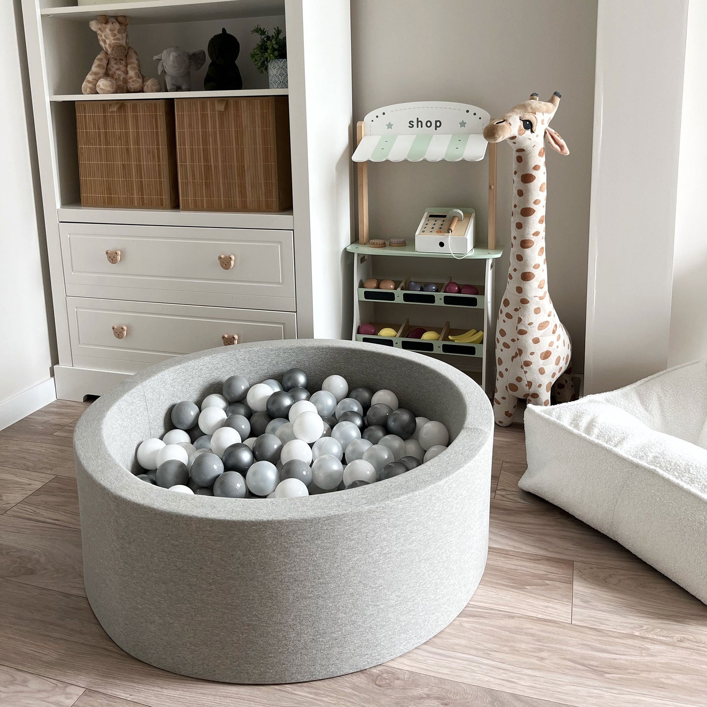 Luxe Ball Pit - Light Grey