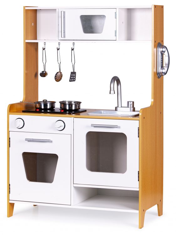 Midi Wooden Play Kitchen, White