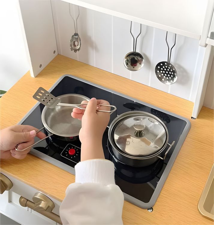 Midi Wooden Play Kitchen, Light & Sound