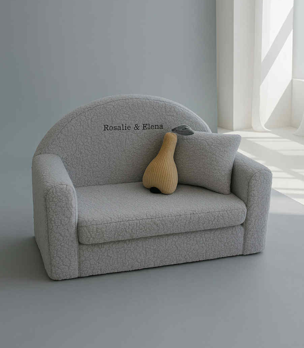 Bouclé Toddler Sofa, Personalise