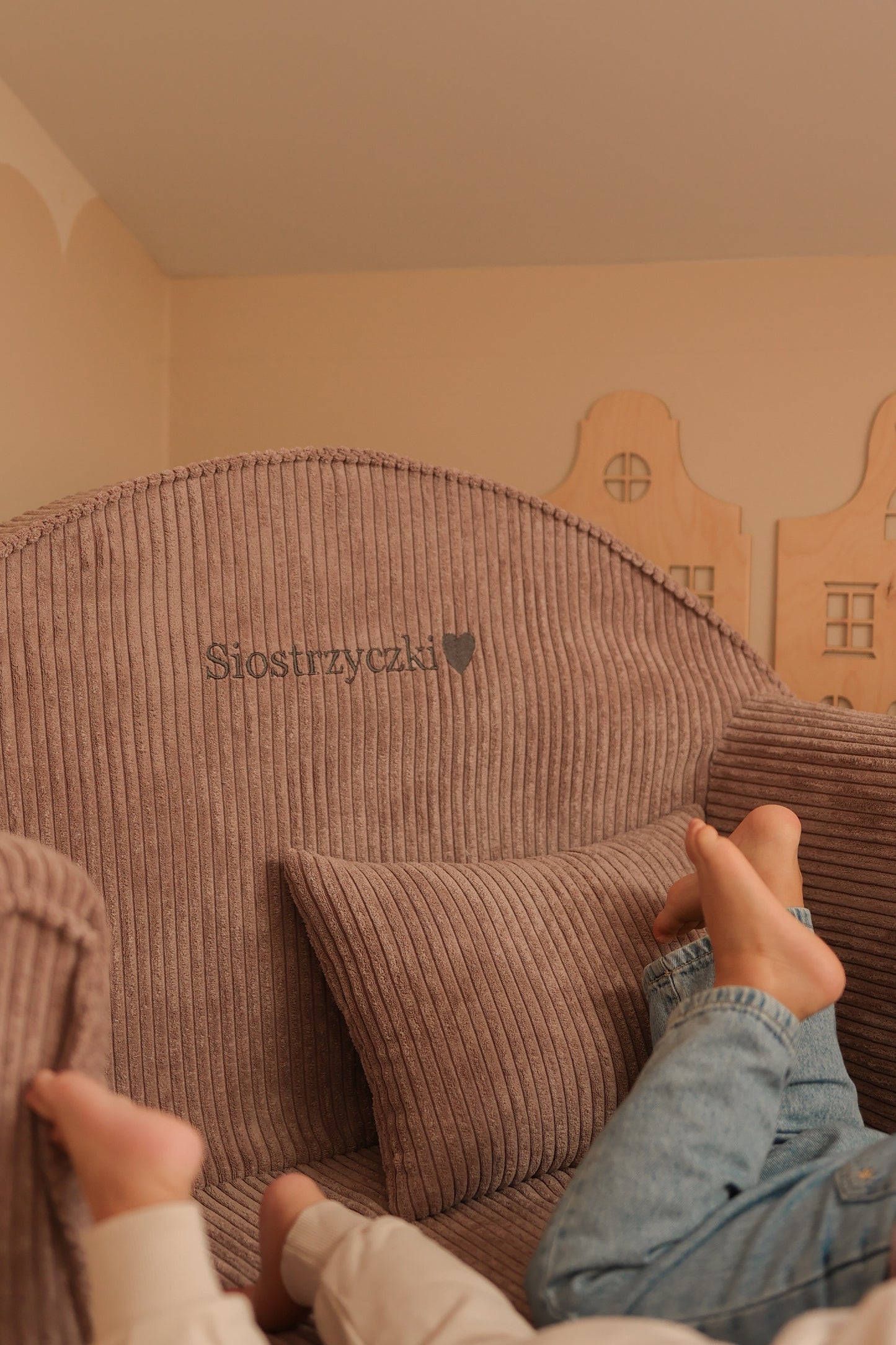 Corduroy Toddler Sofa, Personalise