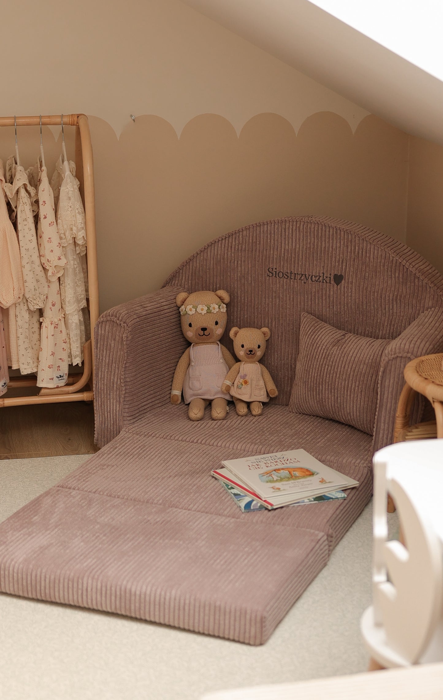Corduroy Toddler Sofa, Personalise