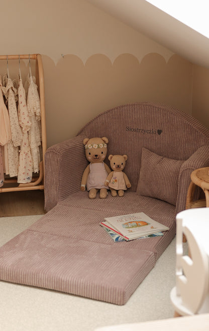 Corduroy Toddler Sofa, Personalise