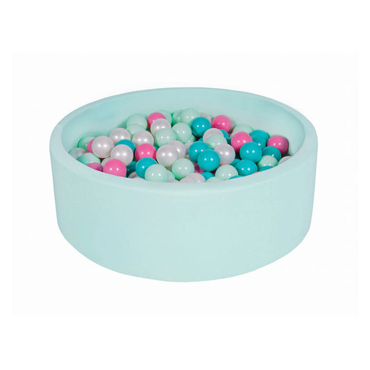 Cotton Round Ball Pit, Mint Green
