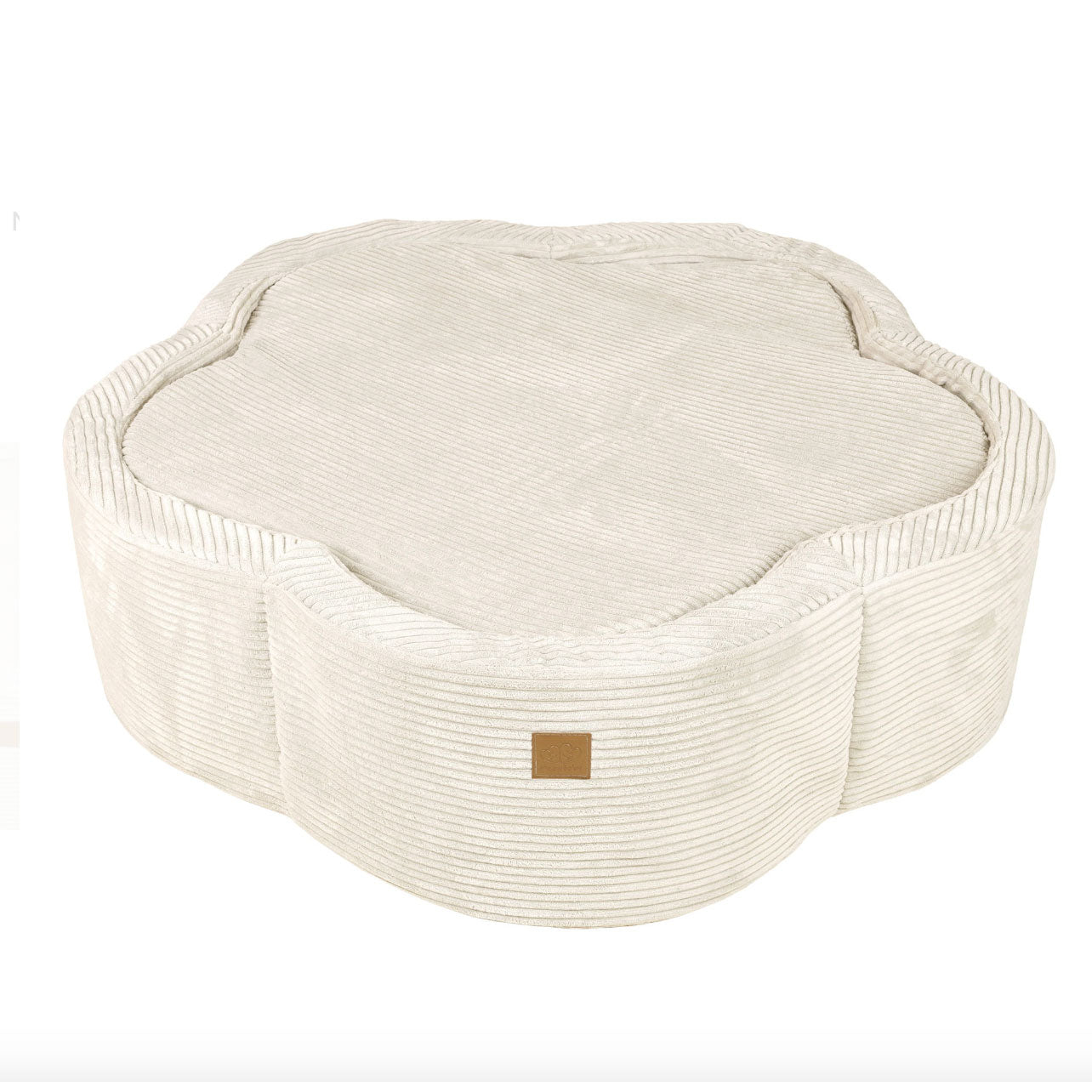 Flower Ball Pit with Cover, Cream