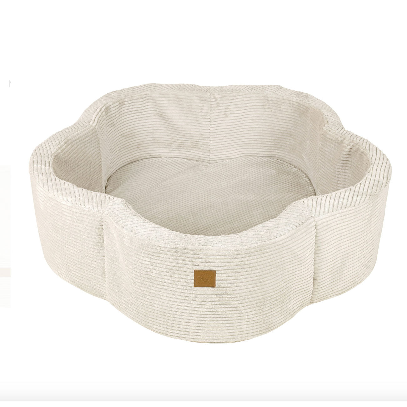 Flower Ball Pit with Cover, Cream