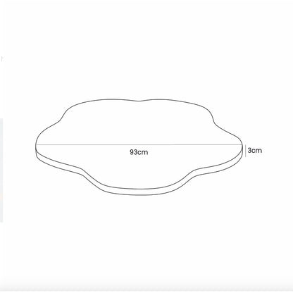 Flower Ball Pit with Cover, Cream