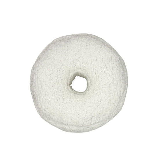 Bouclé Letter Cushion, Ecru