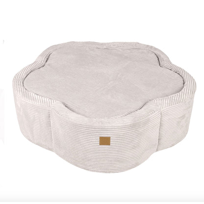 Flower Ball Pit with Cover, Ecru