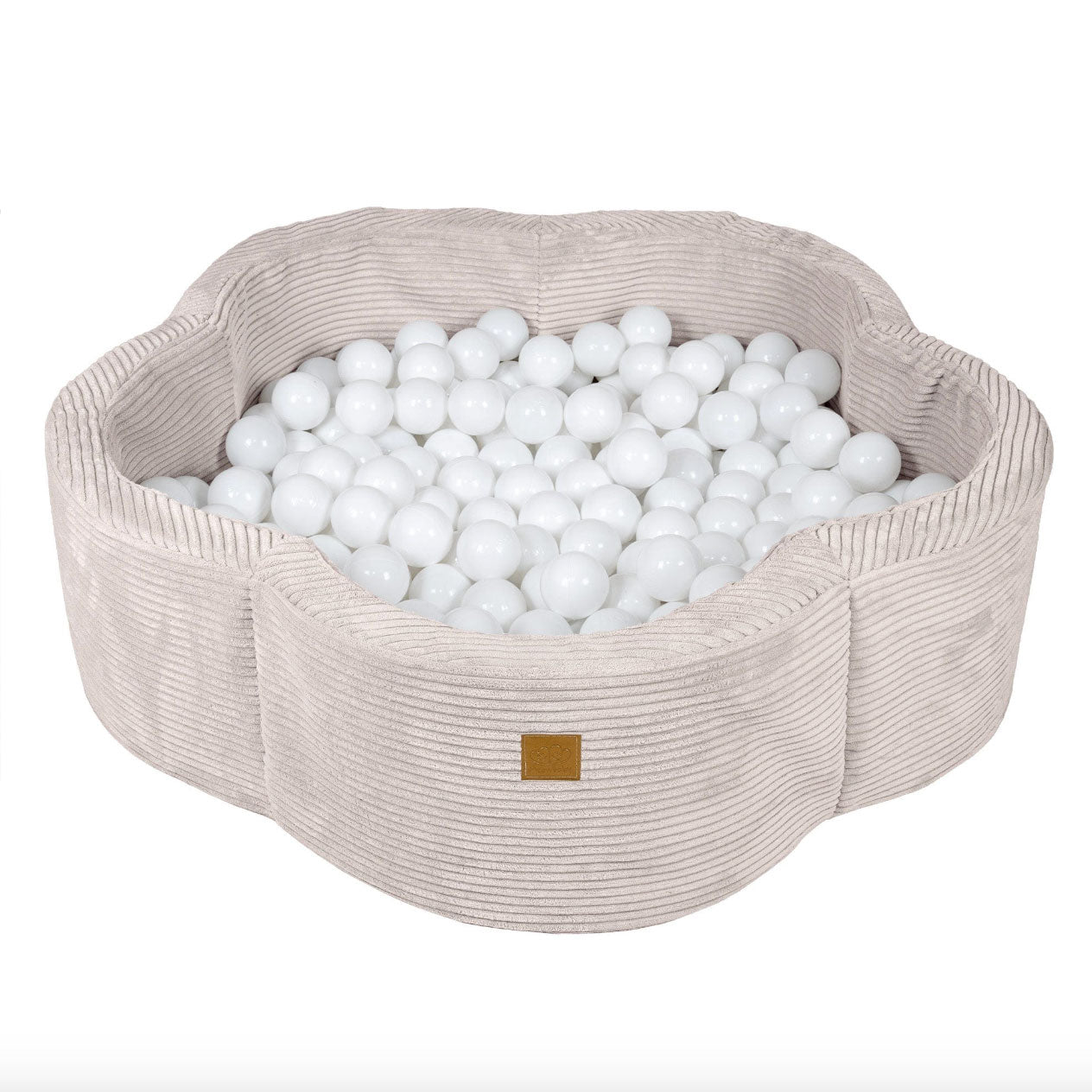 Flower Ball Pit with Cover, Ecru