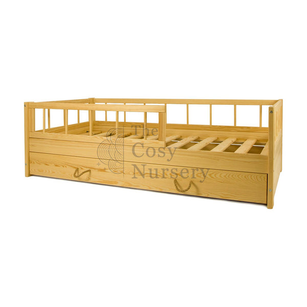 Wooden Bed (with Trundle & Sides), Toddler