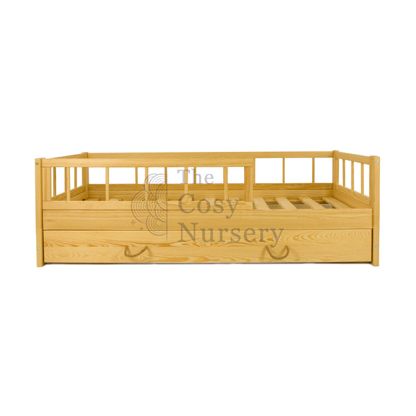 Wooden Bed (with Drawers & Sides), Toddler