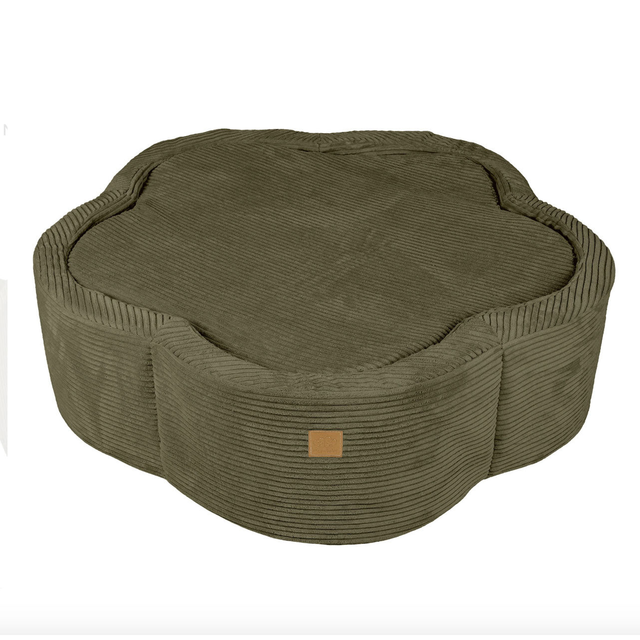 Flower Ball Pit with Cover, Olive Green