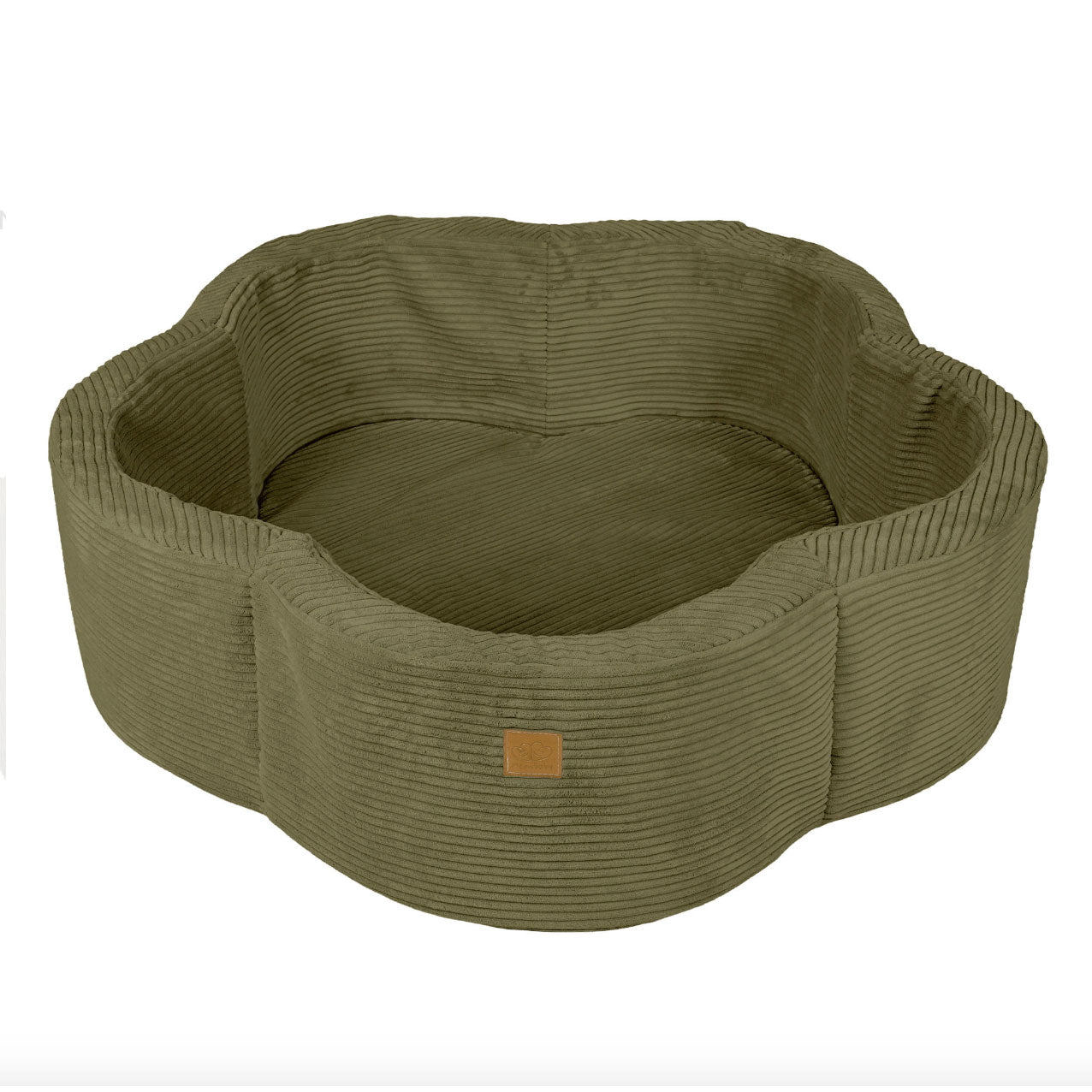 Flower Ball Pit with Cover, Olive Green