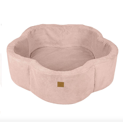 Flower Ball Pit with Cover, Powder Rose