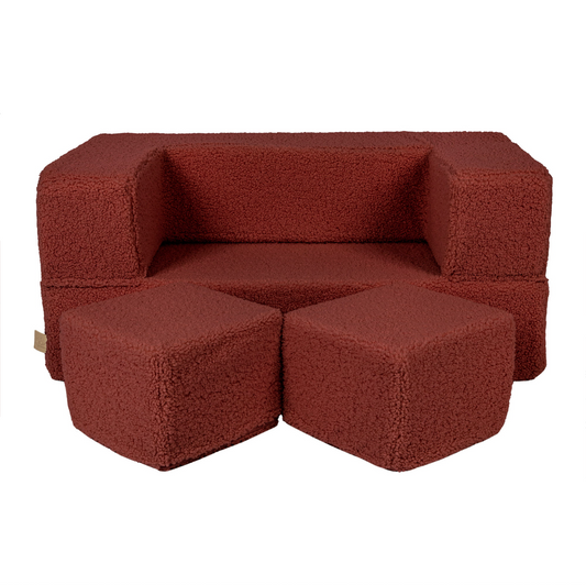 The Cube Couch, Teddy Brown