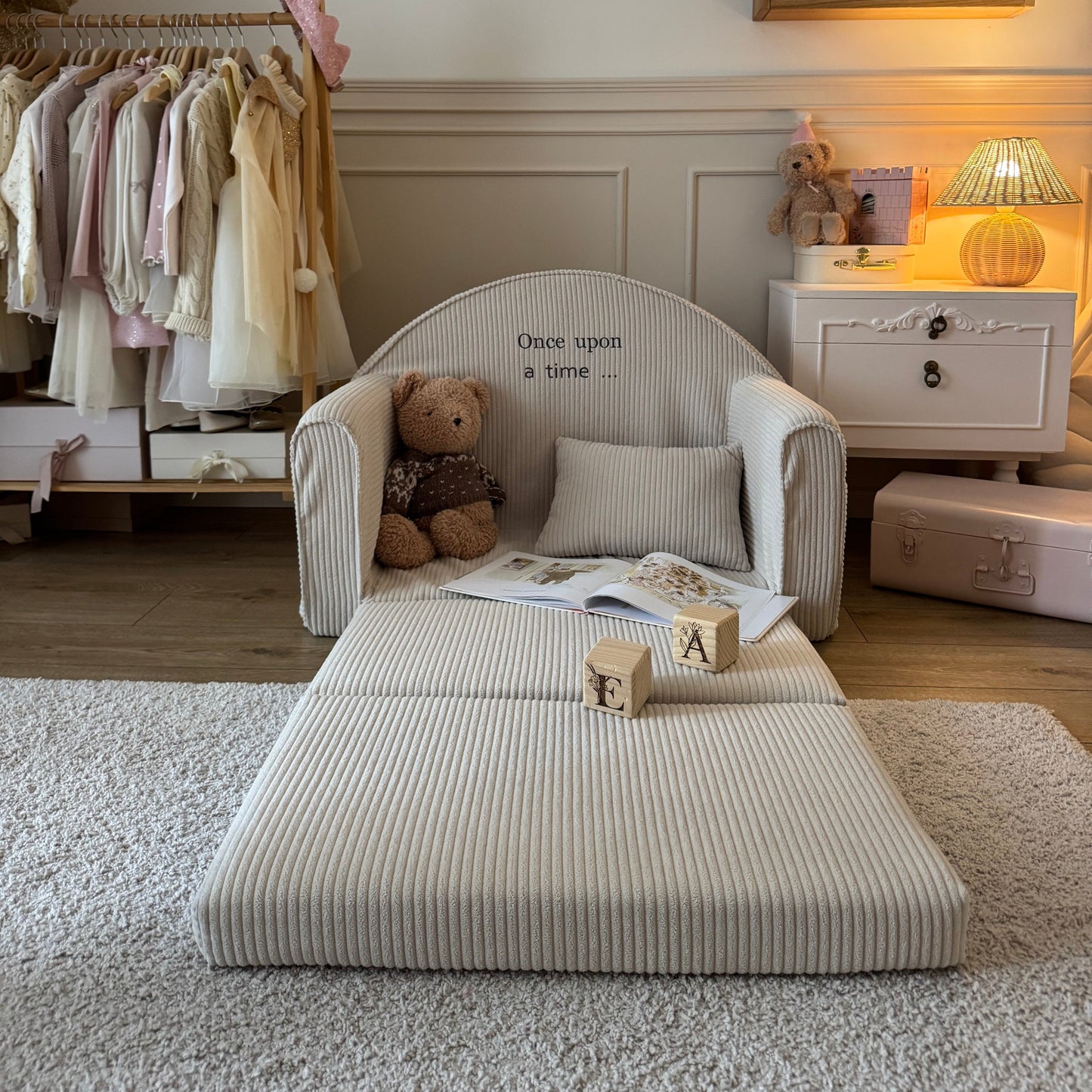 Corduroy Toddler Sofa, Personalise