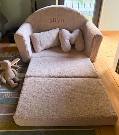 Bouclé Toddler Sofa, Personalise