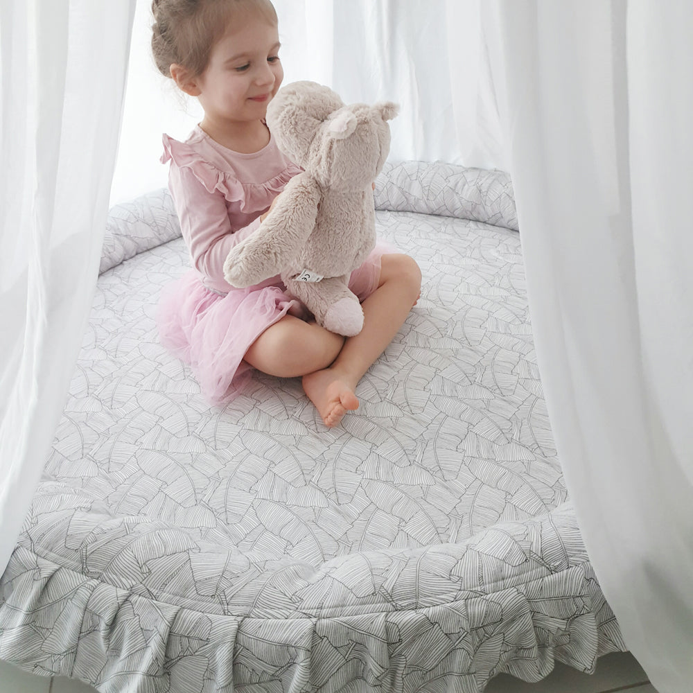 Premium Padded Nest Playmat Leaf Pattern