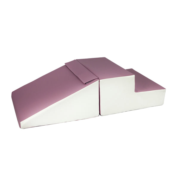 MINI Slide and Step Soft Play Set, Purple & White