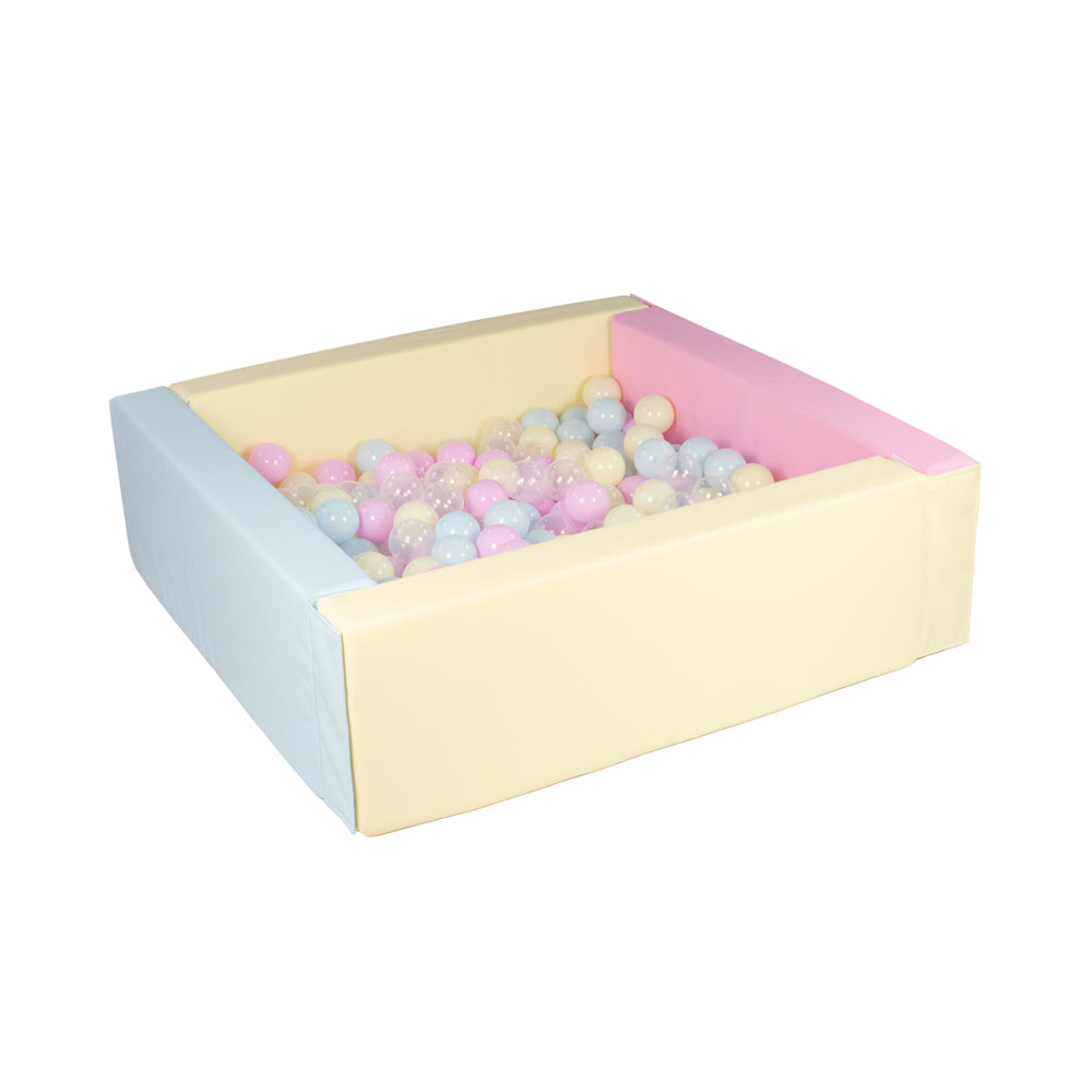 Soft Play Square Ball Pit, Pastel Mix (Choose your own ball colours)