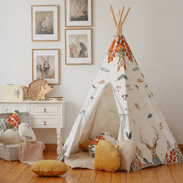 Pattern Teepee Tent, Forest