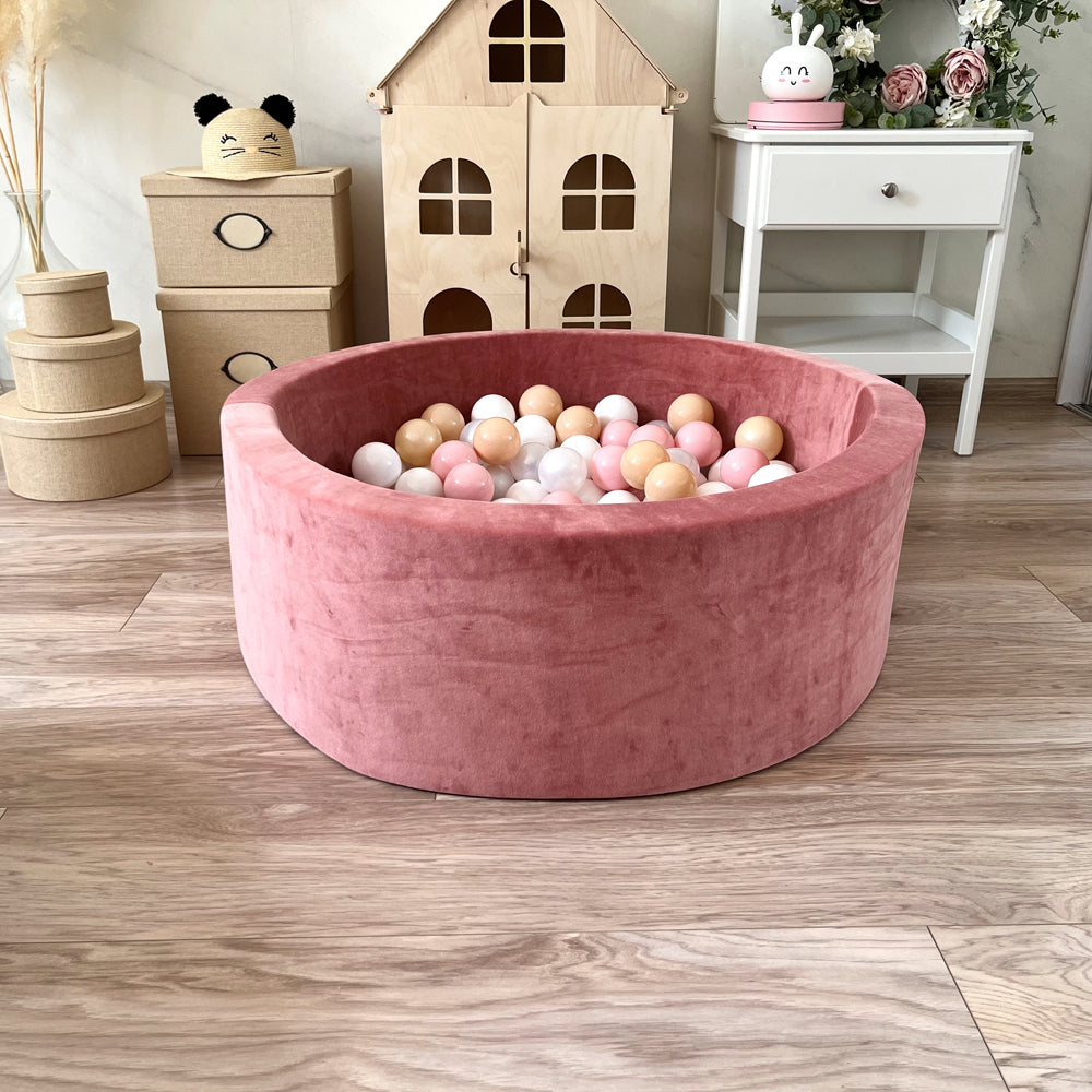 Luxe Ball Pit - Velvet Ruby – The Cosy Nursery