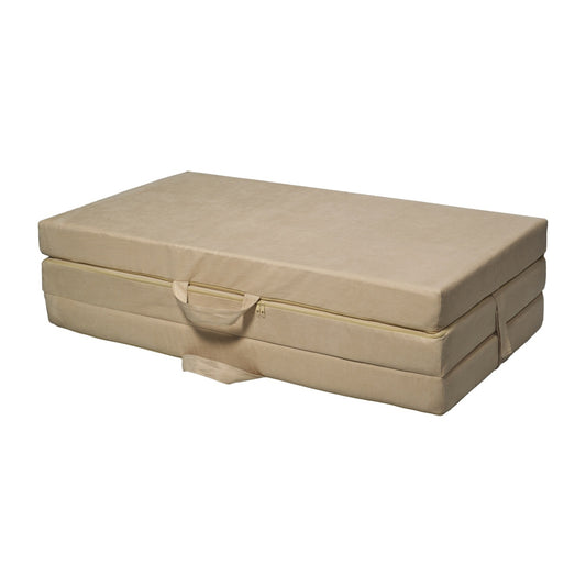 Fold-Away Foam Mattress, Beige