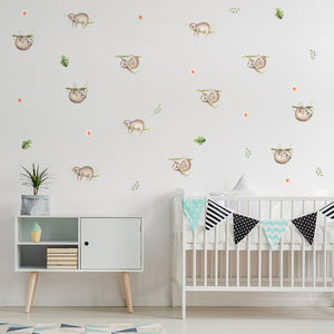 Sloth Wall Stickers