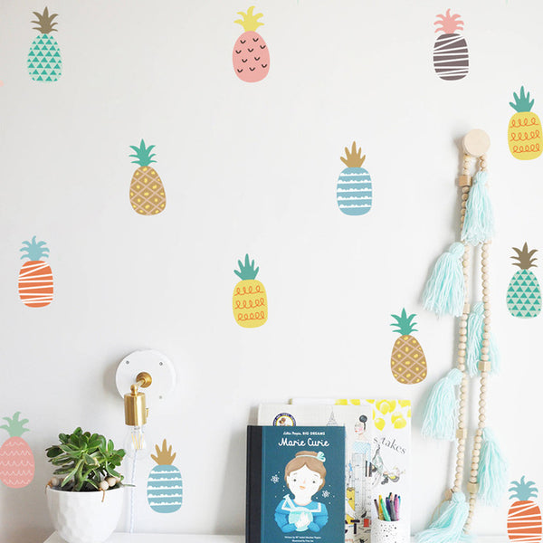 Cute Pineapple Wall Stickers