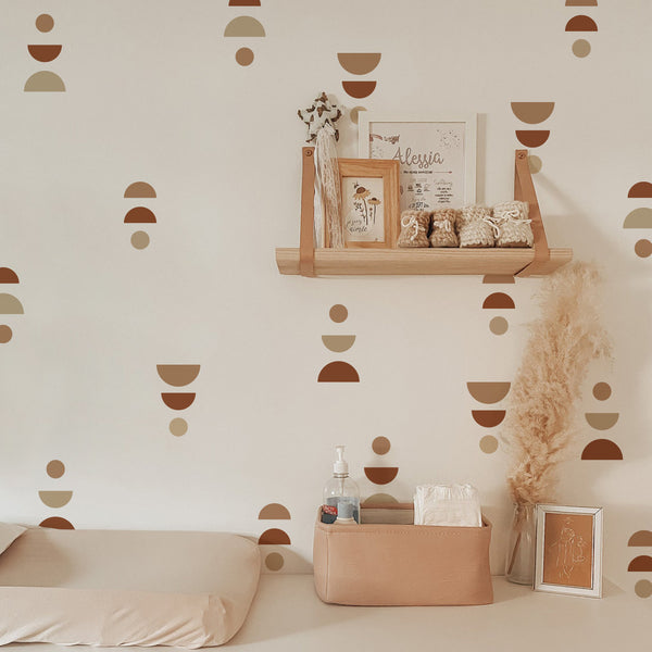 Boho Abstract Wall Stickers